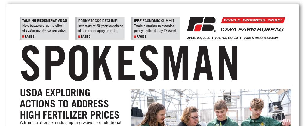 Iowa Farm Bureau Spokesman newspaper