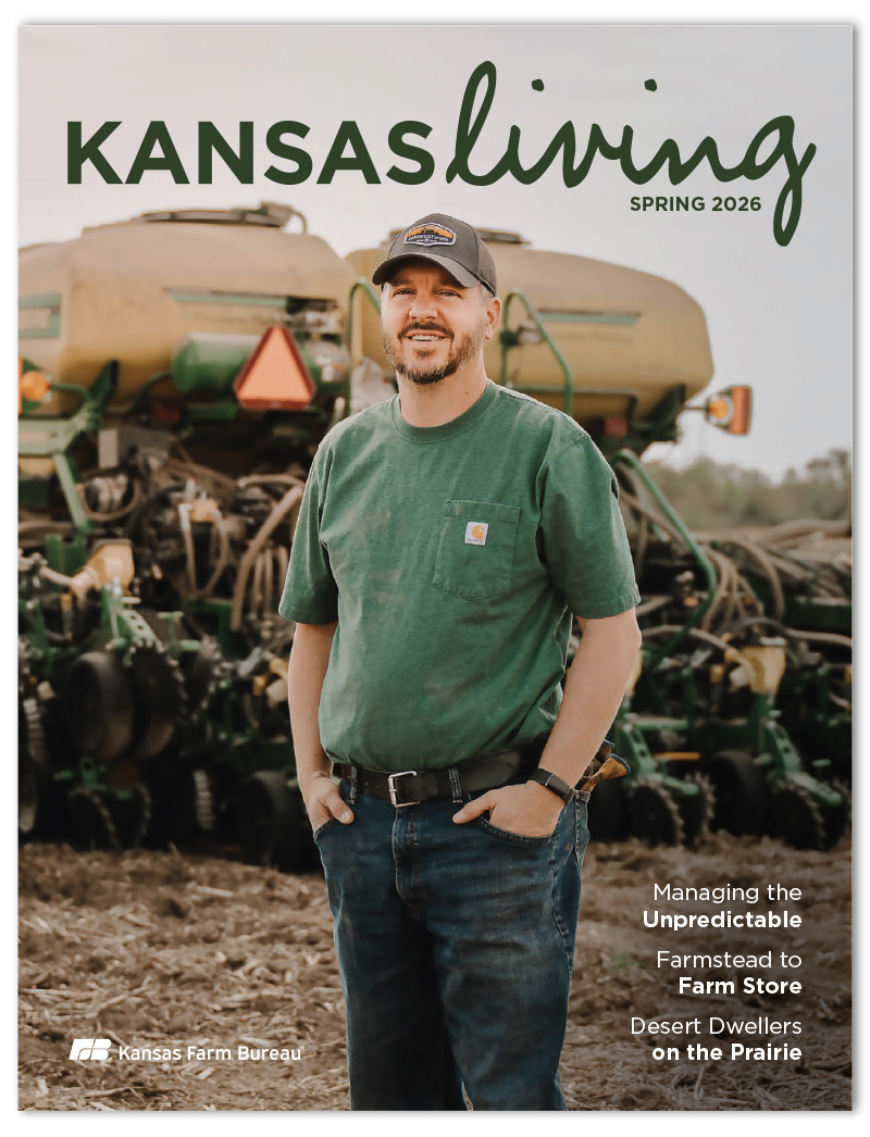 Kansas Living magazine cover