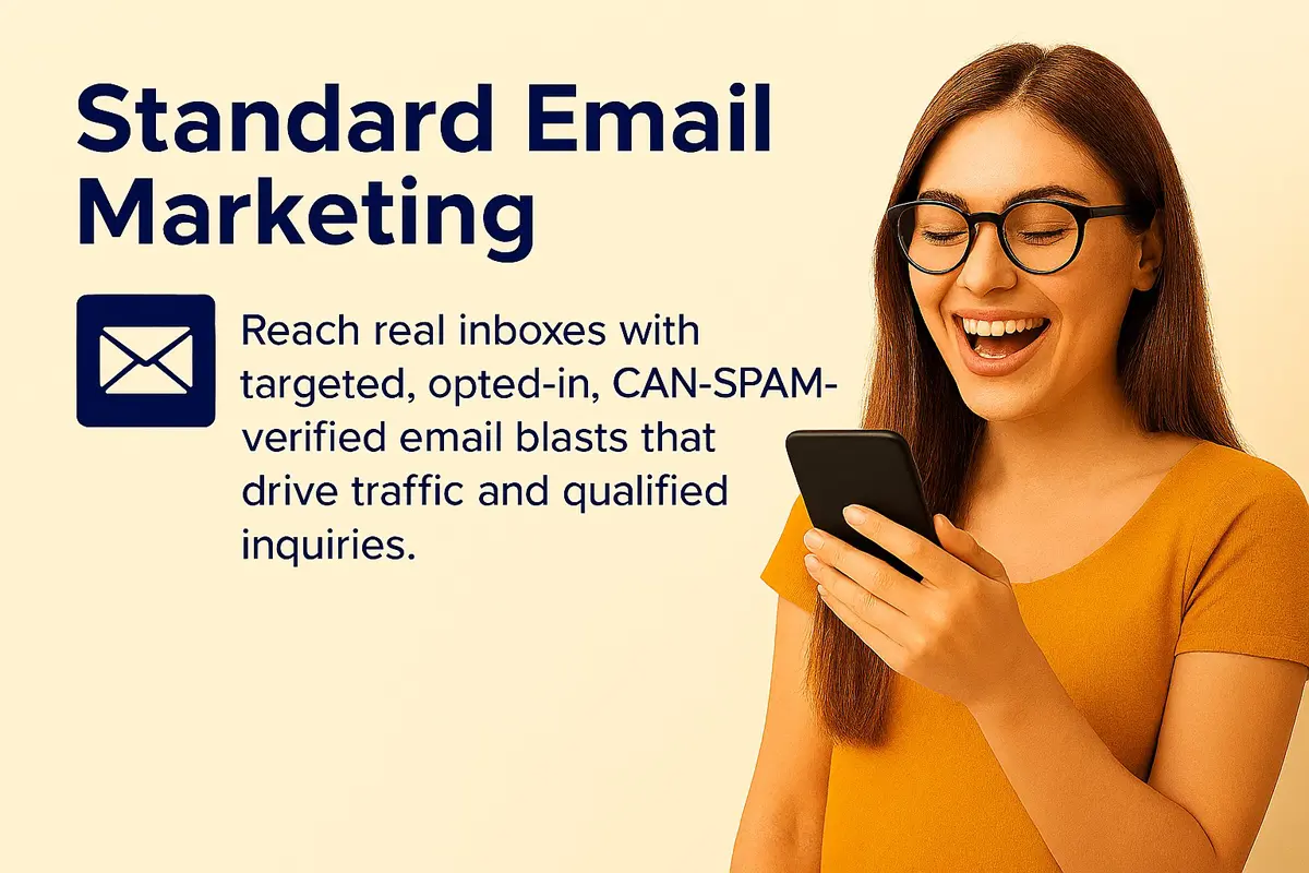 Container #1 Standard Email Marketing Product