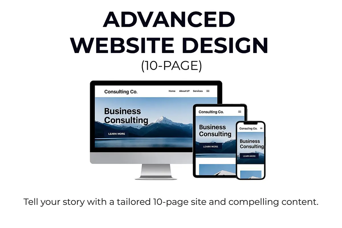 Container #2 Advanced Website Design 10 Page Product