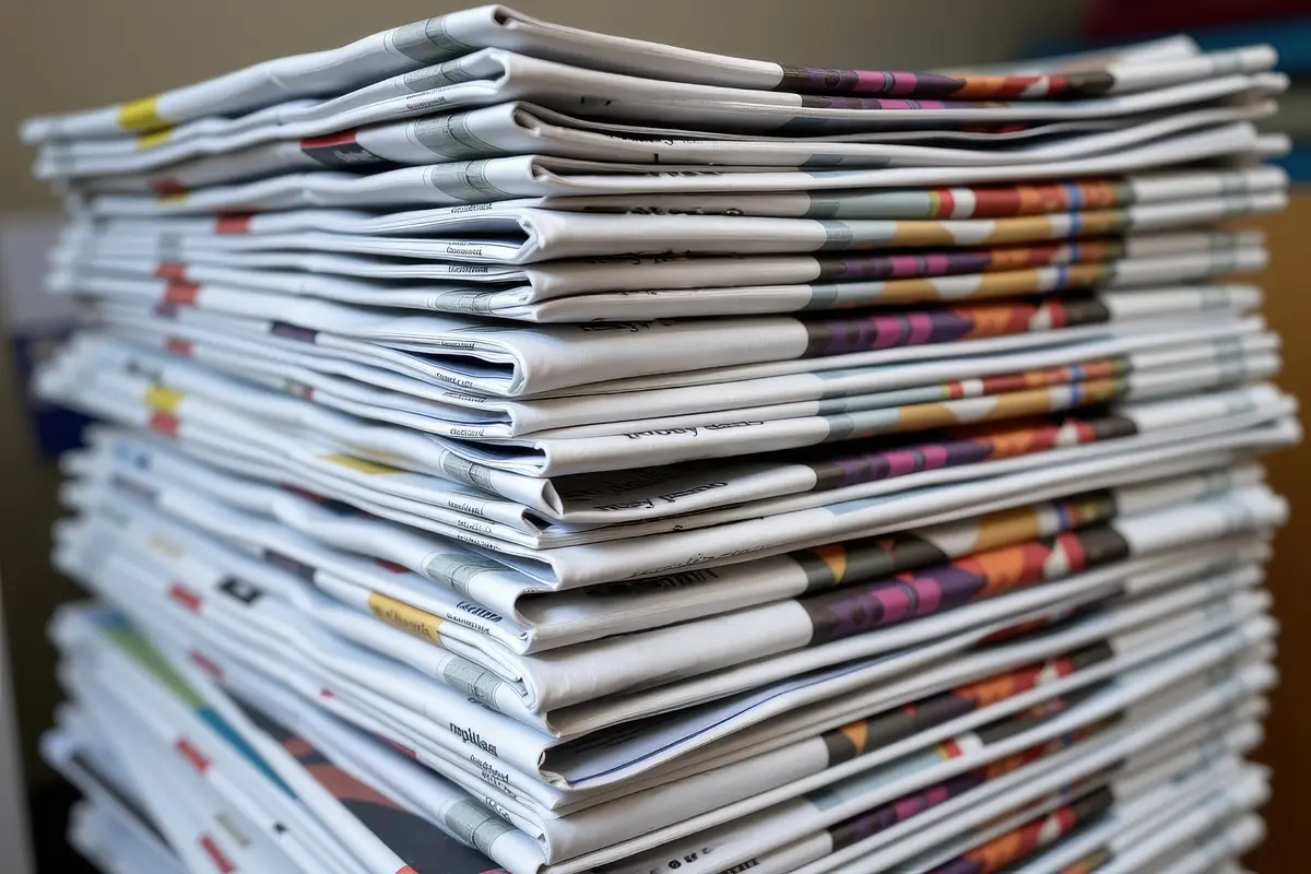 Commercial Printing Page Newspaper Printing Image