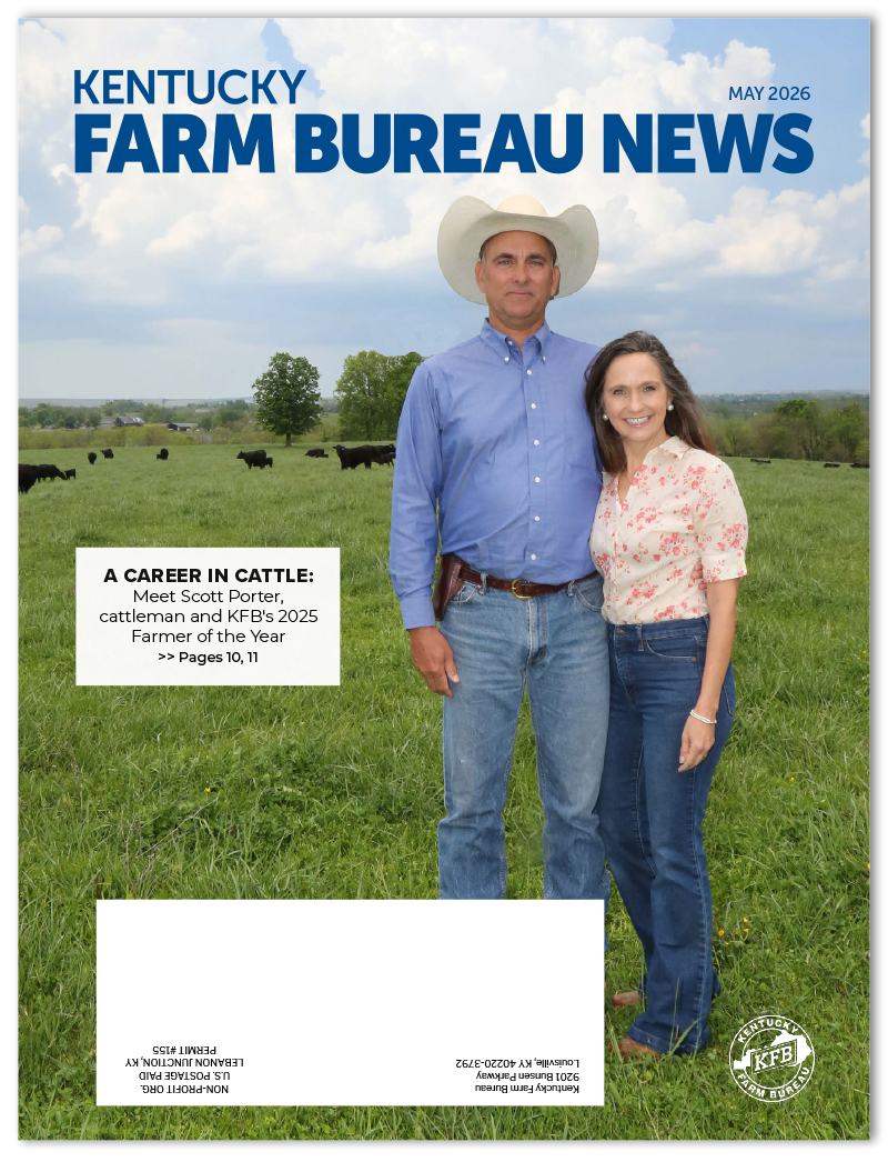 Kentucky Farm Bureau News magazine cover